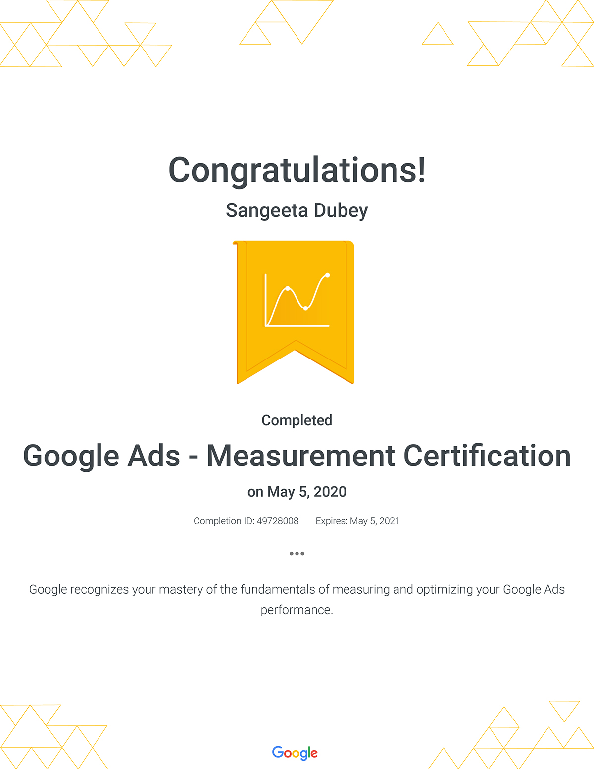 Google Ads - Measurement Certification